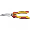 Produktbild: Wiha Flachrundzange 200 mm, gebogene Form, VDE geprüft, leicht zu führen.