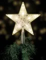 Produktbild: LED Weihnachtsbaum Spitze - 18 x 22 cm - Christbaumspitze beleuchtet Baumschmuck