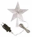 Produktbild: LED Weihnachtsbaum Spitze beleuchtet - Netzteil / Batterie - Christbaumspitze
