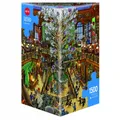Produktbild: Puzzle - Library, Oesterle - Triangular 1500 Teile