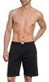 Produktbild: HAASIS Bodywear, Herren Bermuda kurz mit Seitentaschen, Single Jersey, Reine Bio Baumwolle, Gummibund mit Kordel, GOTS Zertifiziert, Made in Europe, Größe:3XL, Farbe:schwarz
