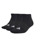 Produktbild: adidas Unisex Thin and Light Sportswear Low-Cut Socks 3 Pairs, Black / White, 8.5-10