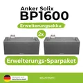 Produktbild: Anker SOLIX BP1600 Erweiterungsbatterie 2X Speichererweiterung 1600 Wh Battery