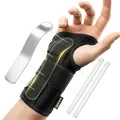 Produktbild: BraceUP Handgelenkstütze mit Metall Linke und Rechte Hand - Handgelenkbandage,