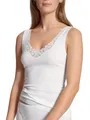 Produktbild: CALIDA Feminin Sense Tank-Top Damen, V-Ausschnitt, aus 100% extrafeiner Baumwolle, Feinripp, verstellbare Träger, naht- und saumfrei