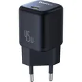 Produktbild: Baseus - Wall Charger PicoGo (P10176800123-00) - GaN, Fast Charging, 45W, USB-C - Cosmic Black (45 W) (P10176800123-00)