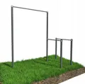 Produktbild: Stationäres Turngerät für Garten Klimmzugstange + DIP-Station Pull Up Bar