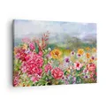 Produktbild: Wandbilder 70x50cm Leinwandbild blume sommer natur Klein Bilder Art Wanddeko