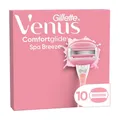Produktbild: Gillette Venus Comfortglide Spa Breeze Rasierklingen - 10er Pack Damen Klingen