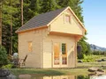 Produktbild: Fjordholz Satteldach Gartenhaus Modell Ontario 44