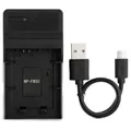 Produktbild: NP-FW50 USB Ladegerät für Sony Alpha 6000 5000 5100 ILCE-6000 ILCE-7 NEX-5T N...
