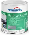 Produktbild: Remmers Multi-Lack 3in1 silbergrau (RAL 7001) 0,375 l, Lackfarbe