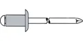 Produktbild: Gesipa Blindniet Alu Standard Flachrundkopf 4 x20mm