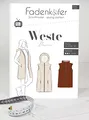 Produktbild: Papierschnittmuster Weste Damen