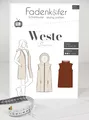 Produktbild: Papierschnittmuster Weste Damen