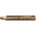 Produktbild: STABILO woody Buntstift Wasserfarbe & Wachsmalkreide 3 in 1 - Einzelstift -braun
