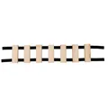 Produktbild: Hängebrücke Leiter für Katzen Kletterwand Katzenmöbel Wandmontage 7 Stufen Holz