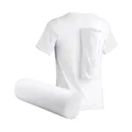 Produktbild: somnipax Standard Anti-Schnarch-Shirt mit Hartschaum-Rolle, 100% Bio-Baumwolle, Hilfe bei CPAP-Therapie, gegen Schlafapnoe + Schnarchen, für Männer [S]