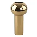 Produktbild: Cooee Design Pillar-Vase aus Keramik in der Farbe Gold Handgefertigt, Maße: 17cm x 17cm x 32cm, HI-028-21-GD