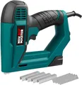 Produktbild: NEU MASTER Elektrotacker, Nagelpistole NTC0060 Elektrische Brad Nailer/Tacker für DIY-Projekte in den Bereichen Polsterung, Zimmerei und Holzbearbeitung, einschließlich 400 Klammern und 200 Nägel