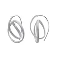 Produktbild: Heideman Ohrringe Roya Damen - Statement Creolen in Edelstahl - Ohrringe Gold und Silber- Eleganter Schmuck für Frauen - Matt Gebürstete Oberfläche - Passt Zu Jeder Mode