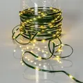 Produktbild: Star Trading - led Lichterkette Dew Drop Micro, Grün, Outdoor, Warmweiß, 15m