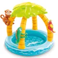 Produktbild: Intex Pool Baby Pool Tropical Island 102cm x 89cm 45 Liter 1-3 Jahre 58417NP