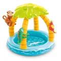 Produktbild: INTEX Planschbecken Kinder Einhorn Baby Pool Tropical Island  254x 132x 109cm