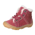 Produktbild: RICOSTA Mädchen Stiefel ELIA, Kinder Lauflernschuhe, Weite: Weit, terracare,Barfuß-Schuh, schnürstiefel, wasserdicht, Booties, Burgund (370), 24 EU
