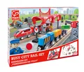 Produktbild: Hape E3730 Eisenbahnset verkehrsreiche Stadt 51 T./geprüfte Retoure unbespielt