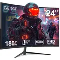 Produktbild: ZEdge 24 Zoll Curved Gaming Monitor 180Hz 1ms MPRT, 300cd/m² Helligkeit, 169 ...
