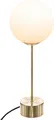 Produktbild: Dris Gold Nachttischlampe mit Glasschirm