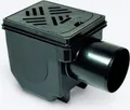 Produktbild: Kessel Kellerablauf Drehfix DN 100, Rost schwarz, Typ 5, 1 Stk.