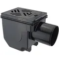 Produktbild: KESSEL Kellerablauf Drehfix - DN100 - mit Rückstaudoppelverschluss - Rost 150 x 190 mm - 27301