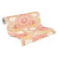 Produktbild: A.S. Création Retro-Tapete 70er Jahre 0,53 x 8,5 m -Tapete-Vintage mit Blumenmuster in Gelb, Rosa, Weiß - Vliestapete Retro Chic Made in Germany - 395305