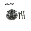 Produktbild: Skf VKBA 3643 Radlagersatz Hinterachse Vorderachse für Audi Seat Skoda VW