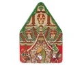 Produktbild: POWERHAUS24 Keksdose Blechdose winterliche Zwergenhütte 22,5 x 15,5 cm, Hochwertiges Blech, (Kein Set)