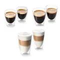 Produktbild: Tchibo Cafissimo 6 tlg. Macchiato Gläser Kaffeetasse Espressotasse Glas