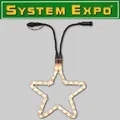 Produktbild: System Expo Lichtschlauch Stern Extra 28cm außen Best Season 484-40 xmas