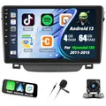 Produktbild: [4G+64G] Android 13 Autoradio für Hyundai I30 2011-2015 mit Carplay Android Auto,9“ 1280 * 720P Touchscreen Radio mit Bluetooth EQ GPS WiFi FM/RDS MirrorLink Split Screen+Rückfahrkamera &Mic