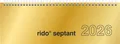 Produktbild: rido Querkalender 2026 septant gold 70-36121916