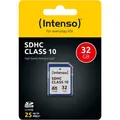 Produktbild: Intenso SD  32GB            Cl10 - Intenso 3411480 - (PC Zubehoer / Speicher)