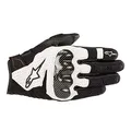 Produktbild: Alpinestars Motorradhandschuhe Smx-1 Air V2 Gloves Black White, Schwarz/Weiss, XXL