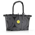 Produktbild: REISENTHEL® Einkaufskorb CARRYBAG XS SMILEY GREY, Grau, Polyester, 5 l, Aluminium, Faltbar, mit Griff, Wasserabweisend grau