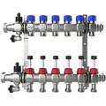 Produktbild: Buderus Logafloor Edelstahl Heizkreisverteiler mit Durchflussmengenmesser für 5 Heizkreise - 7738345856