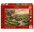 Produktbild: Schmidt Spiele Puzzle Thomas Kinkade - In den Weinbergen - 2000 Teile Puzzle, Puzzleteile