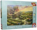 Produktbild: Schmidt Spiele Puzzle 59629 Thomas Kinkade, Weinbergen, 2000 Puzzle Teile, bunt