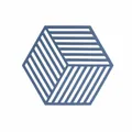 Produktbild: Zone Denmark Untersetzer Hexagon Glasuntersetzer Getränkeuntersetzer Denim