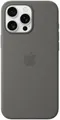 Produktbild: Apple Silikon Case mit MagSafe für iPhone 16 Pro Max steingrau