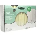 Produktbild: Spitzkerzen, Elfenbein, BOLSIUS, 23/240 mm, Brenndauer ca. 7h, Box mit 100 Stück